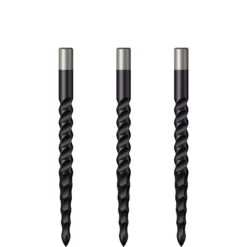 *Mission Lunar CS Dart Points - Spare Points - Rough Cut - Black -Dart Shop mission lunar points cs black 32mm