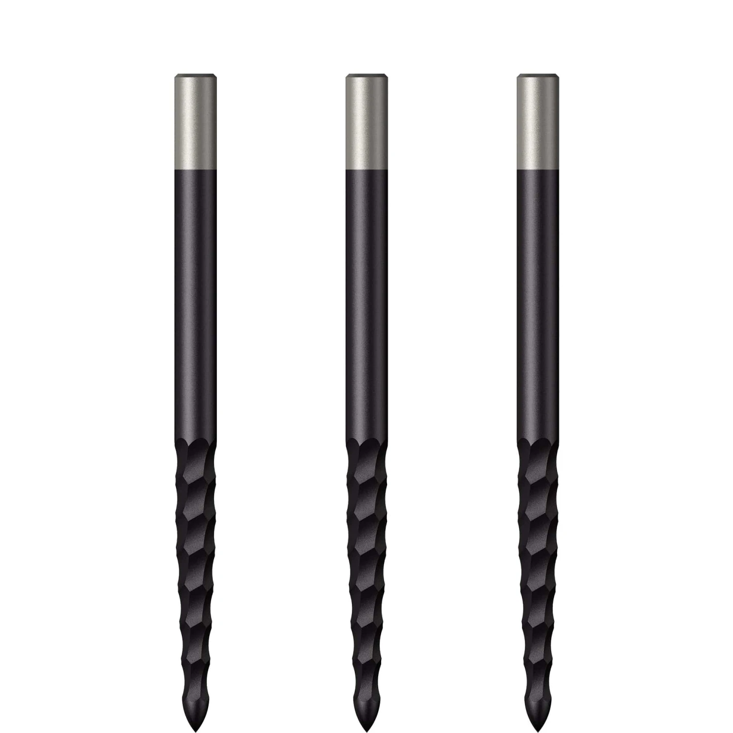 *Mission Lunar FS Dart Points - Spare Points - Rough Cut - Black 4 *Mission Lunar FS Dart Points - Spare Points - Rough Cut - Black - Image 4