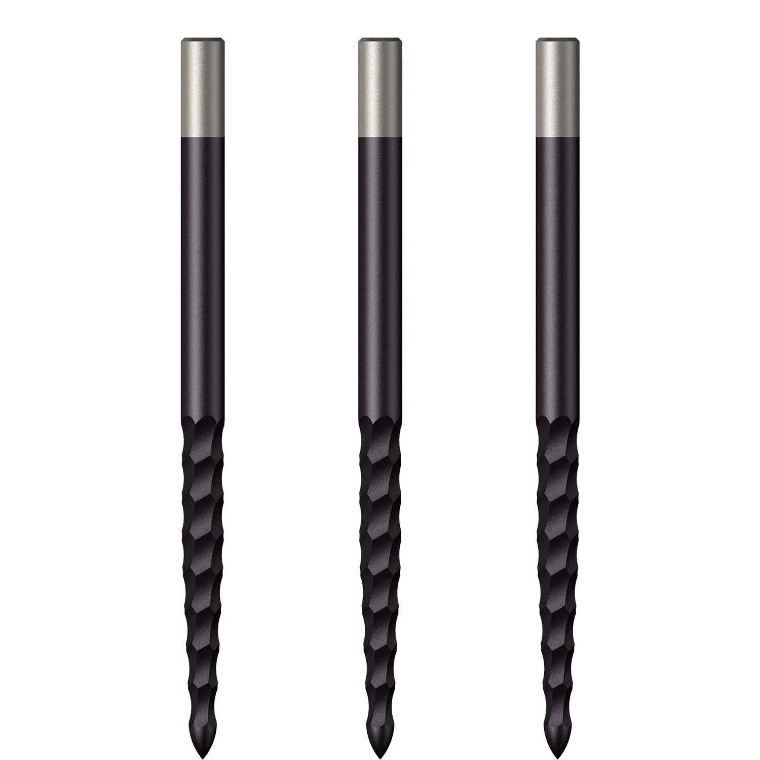 *Mission Lunar FS Dart Points - Spare Points - Rough Cut - Black 3 *Mission Lunar FS Dart Points - Spare Points - Rough Cut - Black - Image 3