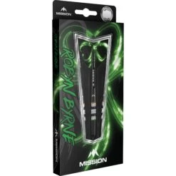 Mission Robyn Byrne Darts - Soft Tip - 90% - Black Titanium -Dart Shop mission robin byrne soft tip darts 5