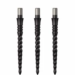 Mission Sniper Points - Steel Tip - Precision Spare Points - Lunar CS - Black -Dart Shop mission sniper points lunar cs black 28mm