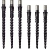 Mission Sniper Points - Steel Tip - Precision Spare Points - Lunar CS - Black