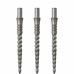 Mission Sniper Points - Steel Tip - Precision Spare Points - Lunar CS - Silver -Dart Shop mission sniper points lunar cs silver 28mm