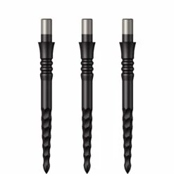 Mission Sniper Points - Steel Tip - Precision Spare Points - Lunar FS - Black -Dart Shop mission sniper points lunar fs black 28mm