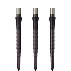 Mission Sniper Points - Steel Tip - Precision Spare Points - Ripple - Black -Dart Shop mission sniper points ripple 28 black
