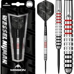 Mission Wessel Nijman Darts - Steel Tip - 95% - Natural -Dart Shop mission wessel nijman steel tip darts 1