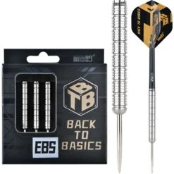 One80 Back To Basic Darts - Steel Tip - EBS - Natural - Ringed