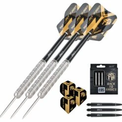 One80 Back To Basic Darts - Steel Tip - EBS - Natural - Ringed -Dart Shop one80 backtobasics ebs steel tip 22 24 3