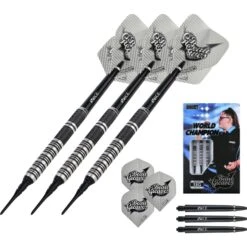 *One80 Beau Greaves Darts - Soft Tip - HD - Black & Silver 12 *One80 Beau Greaves Darts - Soft Tip - HD - Black & Silver -Dart Shop one80 beau greaves soft tip hd 4