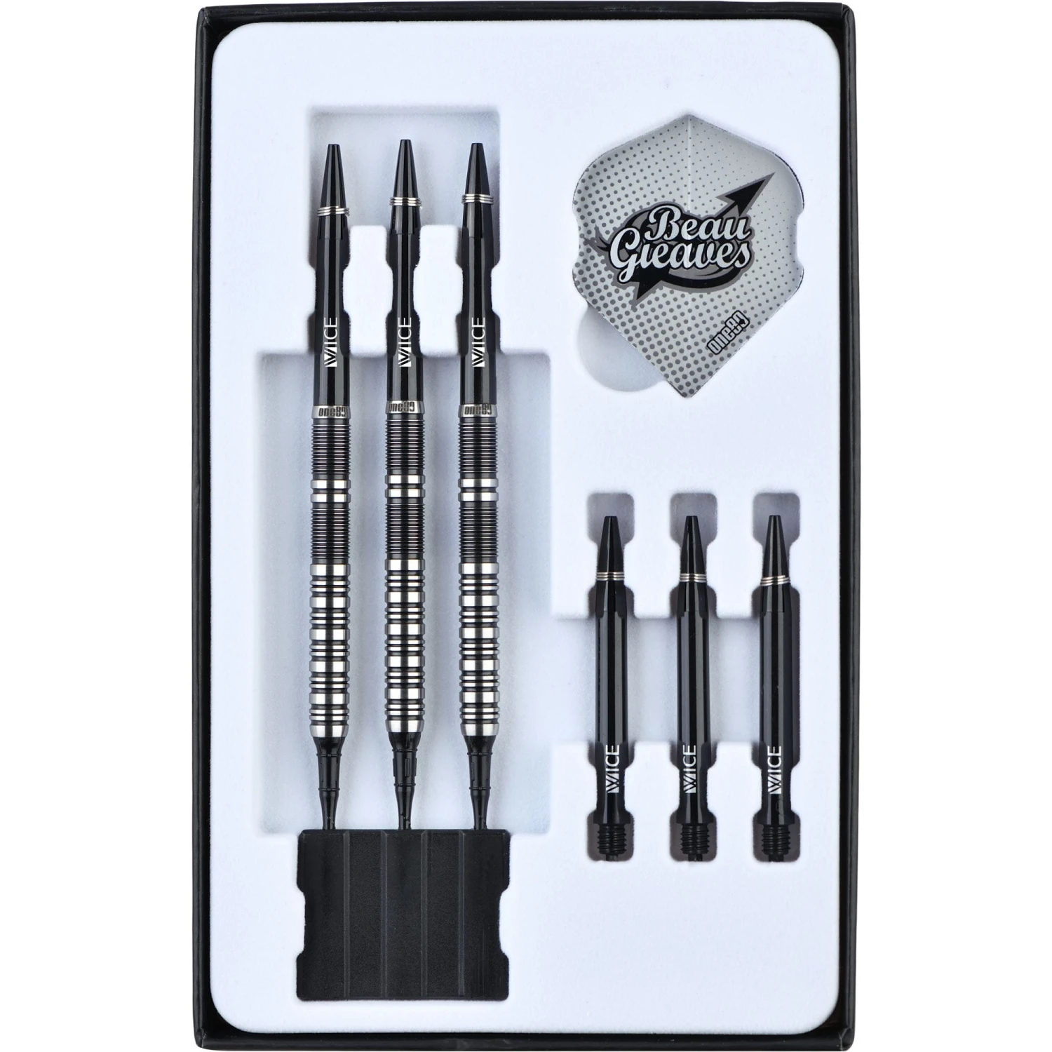 *One80 Beau Greaves Darts - Soft Tip - HD - Black & Silver 8 *One80 Beau Greaves Darts - Soft Tip - HD - Black & Silver - Image 8