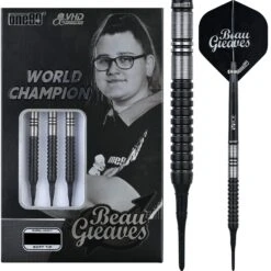 One80 Beau Greaves Darts - Soft Tip - VHD - Black Edition