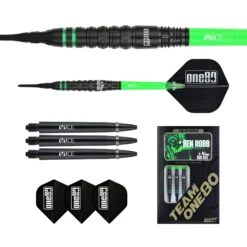 One80 Ben Robb V2 Darts - Soft Tip - Big Rig - Black 12 One80 Ben Robb V2 Darts - Soft Tip - Big Rig - Black -Dart Shop one80 ben robb darts soft d4645 9334 3
