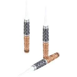 One80 Gunner III Darts - Soft Tip - Lourence Ilagan - Black & Rose Gold -Dart Shop one80 gunner 3 darts soft d4654 9283 9