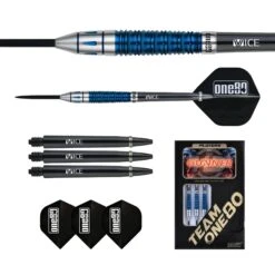 One80 Gunner Darts - Steel Tip - HD - Lourence Ilagan - Blue -Dart Shop one80 gunner darts steel d4661 9290 3