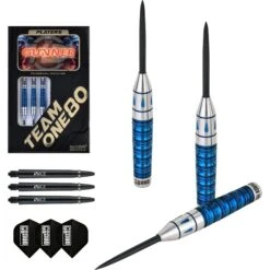 One80 Gunner Darts - Steel Tip - HD - Lourence Ilagan - Blue -Dart Shop one80 gunner darts steel d4661 9290 5
