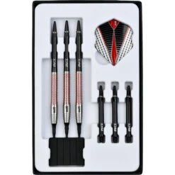 *One80 Han Xicheng Darts - Soft Tip - Signature - Red - 20g -Dart Shop one80 han xicheng darts soft tip 4909 2