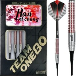 *One80 Han Xicheng Darts - Soft Tip - Signature - Red - 20g