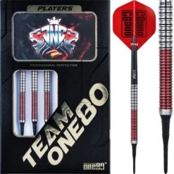 One80 Jaime Nuñez Cortes Darts - Soft Tip - JNC - Signature Darts - Electric Red