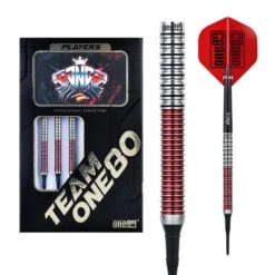 One80 Jaime Nuñez Cortes Darts - Soft Tip - JNC - Signature Darts - Electric Red -Dart Shop one80 jamie nunez darts soft d4666 9279 2
