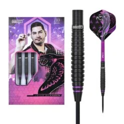 One80 Jelle Klaasen HD Darts - Steel Tip - The Cobra - Black -Dart Shop one80 jelle klaasen hd darts steel d4636 9326 2
