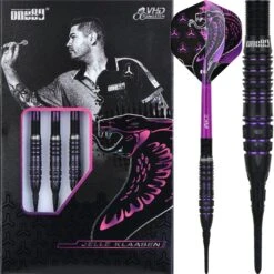 One80 Jelle Klaasen VHD Darts - Soft Tip - The Cobra - Black
