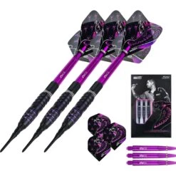 One80 Jelle Klaasen VHD Darts - Soft Tip - The Cobra - Black -Dart Shop one80 jelle klaasen vhd darts soft d4642 9324 6