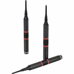 One80 Jim Williams Darts - Soft Tip - Black & Red -Dart Shop one80 jim williams darts soft tip 9167 1