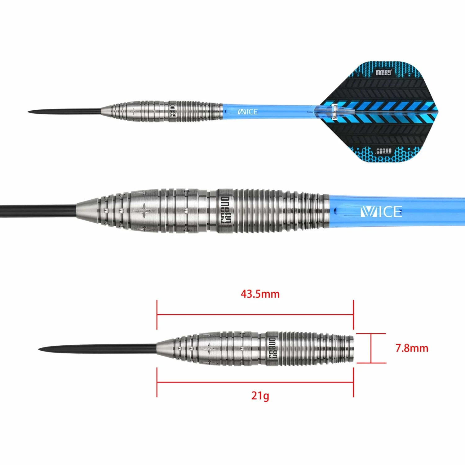 One80 Maya Sekine Darts - Steel Tip - Orca 3 One80 Maya Sekine Darts - Steel Tip - Orca - Image 3
