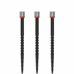 One80 R2 Interchange Points (2.35mm) - Grooved - A - Black -Dart Shop one80 r2 interchange points grooved a black 44