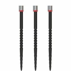 One80 R2 Interchange Points (2.35mm) - Grooved - A - Black -Dart Shop one80 r2 interchange points grooved a black 48