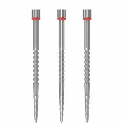 One80 R2 Interchange Points (2.35mm) - Grooved - A - Silver -Dart Shop one80 r2 interchange points grooved a silver 48