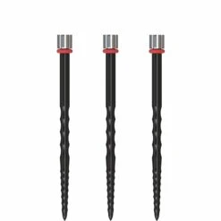 One80 R2 Interchange Points (2.35mm) - Grooved - B - Black -Dart Shop one80 r2 interchange points grooved b black 44