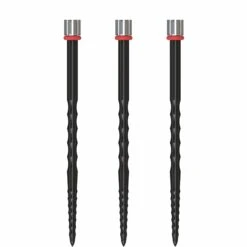 One80 R2 Interchange Points (2.35mm) - Grooved - B - Black -Dart Shop one80 r2 interchange points grooved b black 48