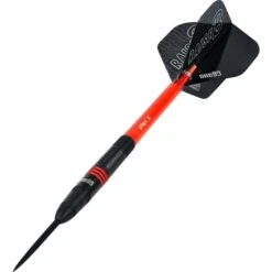 One80 Raise B Darts - Steel Tip - Black - Red Rings -Dart Shop one80 raise b steel darts red 9102 2