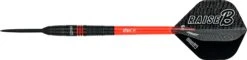 One80 Raise B Darts - Steel Tip - Black - Red Rings -Dart Shop one80 raise b steel darts red 9102 dart