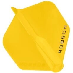 Robson Plus Dart Flights - For All Shafts - Std No2 -Dart Shop robson plus standard dart flights 51735 yellow 5