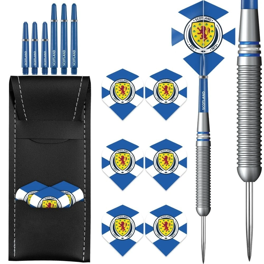 Scotland Football Darts - Steel Tip Brass - Official Licensed - Logo - 22g 1 Scotland Football Darts - Steel Tip Brass - Official Licensed - Logo - 22g