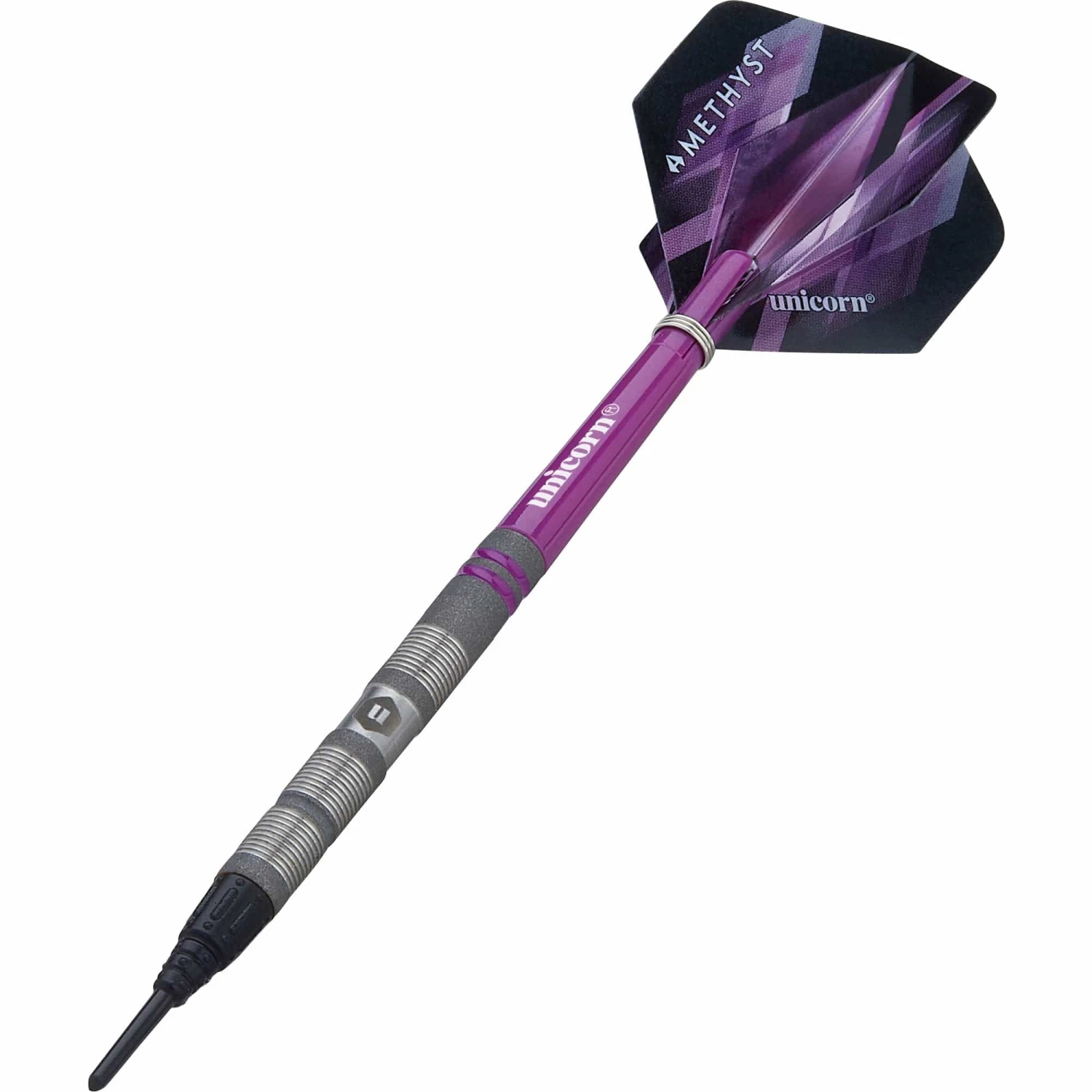 Unicorn Amethyst Darts - Soft Tip - Utech - Style 1 - Sandblasted 3 Unicorn Amethyst Darts - Soft Tip - Utech - Style 1 - Sandblasted - Image 3