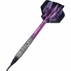 Unicorn Amethyst Darts - Soft Tip - Utech - Style 3 - Sandblasted -Dart Shop unicorn amethyst darts soft d3753 04744 5