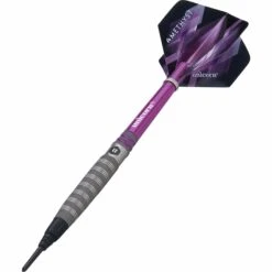 Unicorn Amethyst Darts - Soft Tip - Utech - Style 4 - Sandblasted -Dart Shop unicorn amethyst darts soft d3756 04746 5