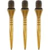Unicorn Volute Conversion Dart Points - Steel Tip - 27mm - Ringed - Gold