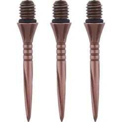 Unicorn Volute Conversion Dart Points - Steel Tip - 27mm - Ringed - Rosso