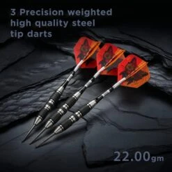 Viper The Freak Darts - Steel Tip - Nickel Silver - With Spinster Shafts - F2 - Black Twin Knurl -Dart Shop viper 22 1703 22 the freak f2 2