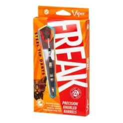 Viper The Freak Darts - Steel Tip - Nickel Silver - With Spinster Shafts - F2 - Black Twin Knurl -Dart Shop viper 22 1703 22 the freak f2 8