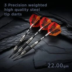Viper The Freak Darts - Steel Tip - Nickel Silver - With Spinster Shafts - F3 - Black Knurl -Dart Shop viper 22 1704 22 the freak f3 6