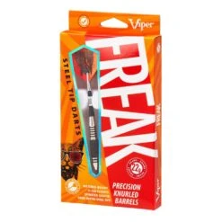 Viper The Freak Darts - Steel Tip - Nickel Silver - With Spinster Shafts - F3 - Black Knurl -Dart Shop viper 22 1704 22 the freak f3 8